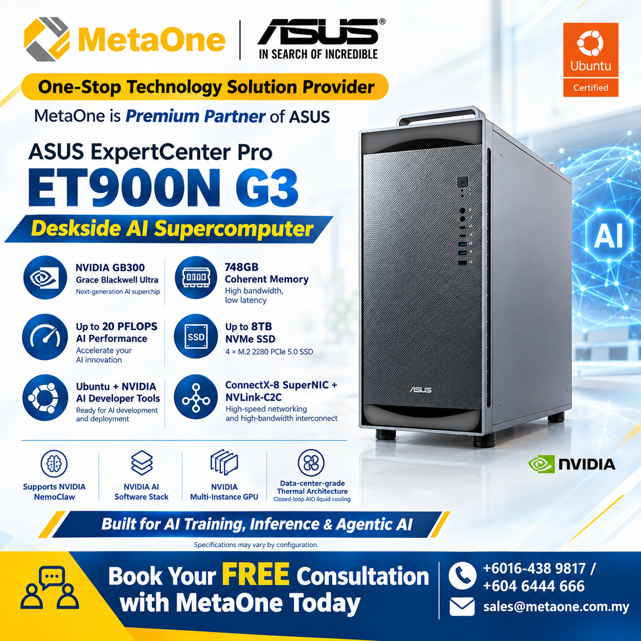 ASUS ExpertCenter AI Supercomputer